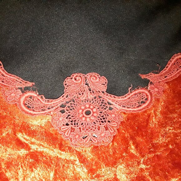 Vintage | Lolly Pops & Roses | Synthetic Velvet Tank Top - Picture 9 of 9